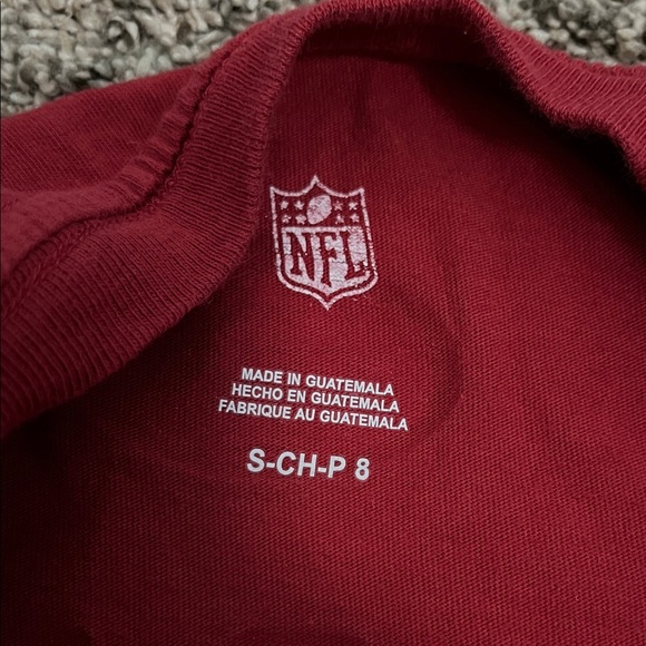 Kids 49ers Red T-Shirt - Picture 2 of 3